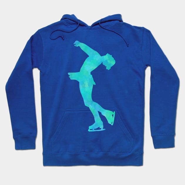 Figure skating (layback spin) Hoodie by Becky-Marie